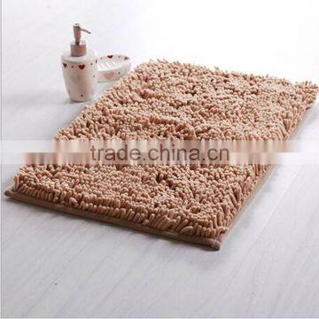 Microfiber polyester Non-slip bedroom or Bathroom floor mat door carpet set