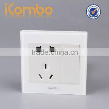 Switched Multifunction Wall Socket