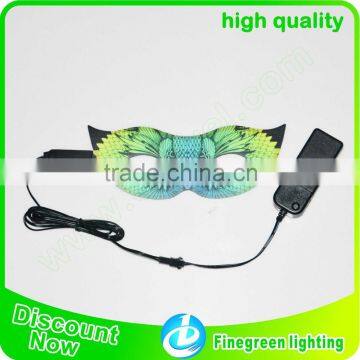 Light Up EL Mask,EL Panel Mask,paper Party Eye Mask photo-2