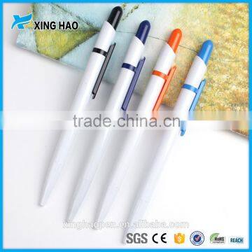 2015 amazing clip plastic cheap ball point pen