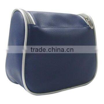 PU Leather Zipper Toiletry Pouch photo-2