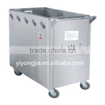 steamed vermicelli roll warmer trolley for restaurant