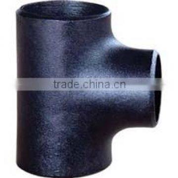 Carbon steel welding reducing tee,ASTM/ANSI B16.9 SCH40