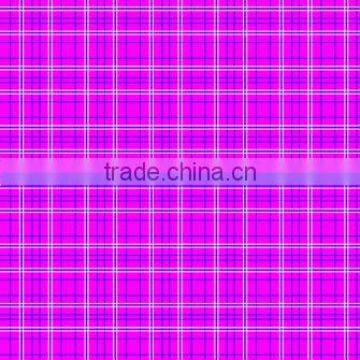 190t 210t Polyester Taffeta Plaid Fabrics