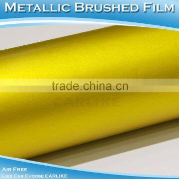 CARLIKE Imported Glue Chrome Metallic Film Brushed Vinyl Car Wrap photo-2