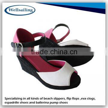 ladies wedge espadrilles sandal shoes