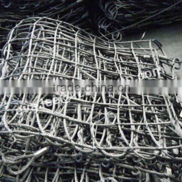 Wire Rope net for lifting bulk cargos /steel wire rope net for crane