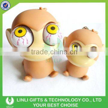Passed EN71 monkey popping eyes animal toy