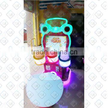 coin operated music playing arcade drum game machine for kids