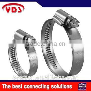 AISI 316 stainless steel German type rubber hose pipe clamp