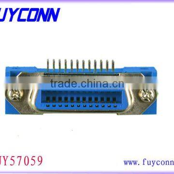 57 Series 14 pin Female Centronic Connector PCB Right Angle Type