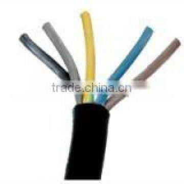 copper core rubber insulated electric cable