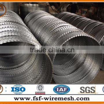 Specializing in the production of Security Fence Razor Wire