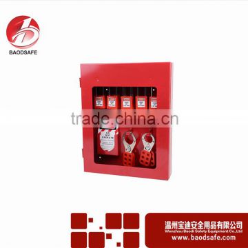 Combination Lockout Tagout Station Center Lock Filling Cabinet of 10 Locks Red