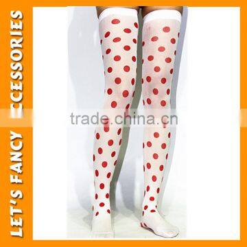 PGSK0194 Party girl halloween sexy nylon stocking japanese style red polka dot stocking