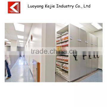 Electrostatic Powder Coating library book storage shelving steel compacting shelving metal ladder shelf