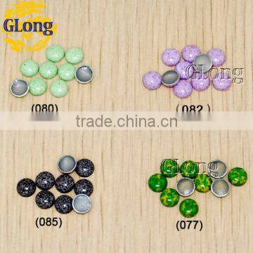 5mm Hot Fix Iron-on Nailhead Round Aluminum DIY For Nail Art Bag Shoe Case Garment Phone Jewelry #GT104A-5Z(Mix-s)