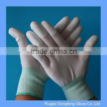 Stretchy Fingertips Coated Precision Assembly Work PU Finger Protector