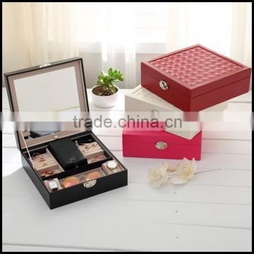 Casag custom jewelry bo solid multifunctional cosmetic bo creative wooden jewelry boes wholesale