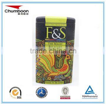 Crackle printing irregular tea tin can 100g