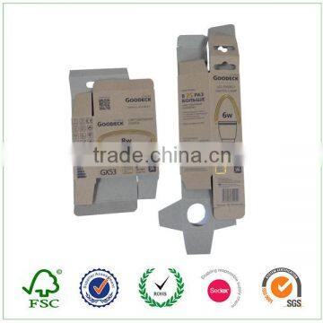 Corrugated printed kraft paper box