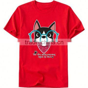 custom logo design t shirt lovely animals pattern t shirt men t-shirt promotion t shirt with high quality