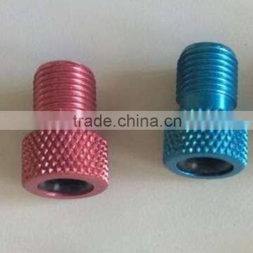 Tubeless bicycle tire valve adaptor Presta valve adaptor