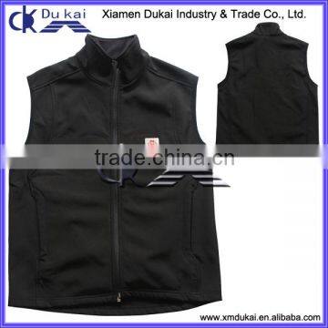 Men's warm vest, softshell sleeveless jacket