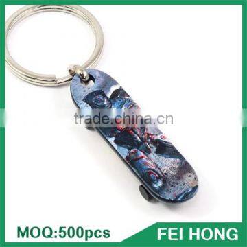 Wholesale bulk custom trendy printing metal blank skateboard