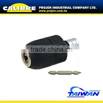 CALIBRE 2-13mm 1/2"Dr Keyless Chuck With Quick Bits Holder