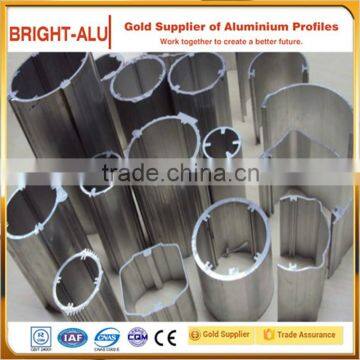 Factory direct sale mill finish surface treatment aluminum extrusion oval aluminium 6061 t6 tube