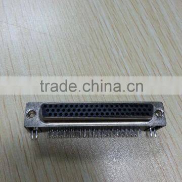 Professional manufacturer high density d-sub 62pin female right angle connector