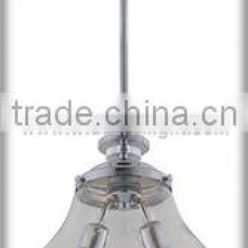 UL CUL Listed Clear Glass Pendant Lamp With Double Edison Bulbs C60534