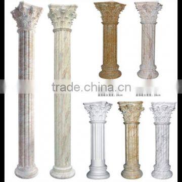 Home &Wedding Stage Decoration White FRP Resin Fiberglass Roman Column