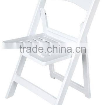 Factory Direct High Quality Slat Resin Folding Chair