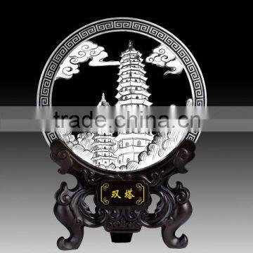 www.sex china Customized building carbon carving for business gift