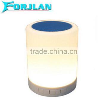 Portable Bluetooth 4.0 Smart Touch Music Light Speaker With Colorful Light for Iphone/android App photo-3