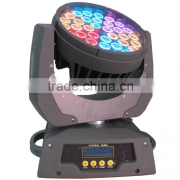 36 8W RGBW 4IN1 LED moving head wash light