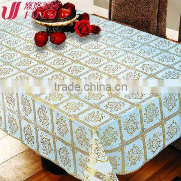 Popular pvc table cloth, lace plastic tablecloths