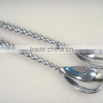 Salad Server set in aluminium polished, Salad server set, serving spoon,Aluminium Cutlery,decorative salad servers