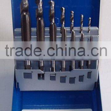 14PC ALLOY TOOL STEEL TAP WITH HSS DRILL