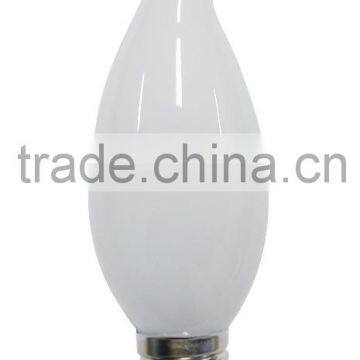 Led Lighting Candle Long Tail With Tail C37 Bulb 6w IC Driver E12 E14 E26 E27 Base CE RoHS Certifications Plastic Plus Aluminium photo-6