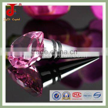 Hot sale different shape crystal wine stopper for promoption gifts