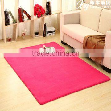 Solid Color casino Coral Fleece Blanket Carpet