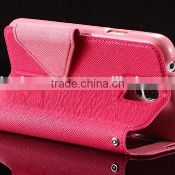 2015 Hot selling window flip leather mobile phone Case in Dongguan