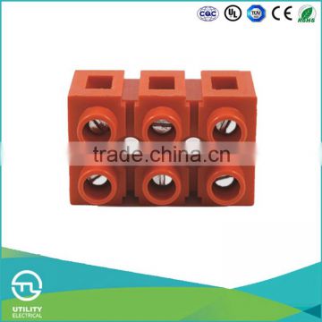 UTL High Demand Products In Market 0.5-6mm Base Type Three Bit Screw Terminal Block Connector 600V 36A