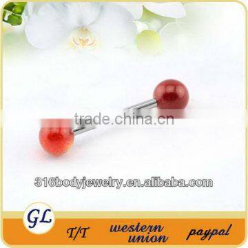 BA01005 acrylic ball barbell body piercing