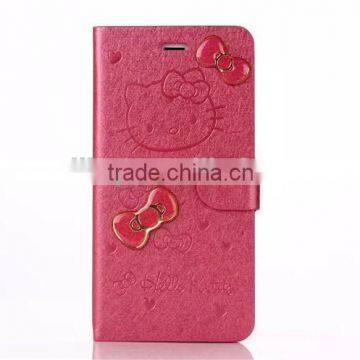 Nice Design Hello Kitty Wallet Leather Case For IPhone 5/5s photo-3