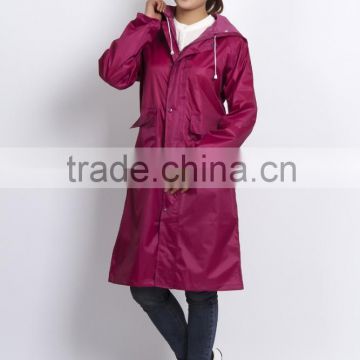 Reusable Long PVC Raincoat/ Adult raincoat for promotion