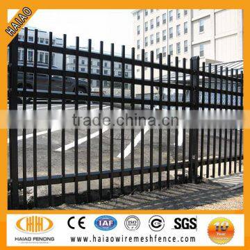 Australia black Square tube wrought iron security fence